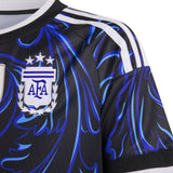 adidas Argentina Away Messi Youth Soccer Jersey 2026 - Black/Blue