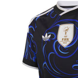 adidas Argentina Away Messi Youth Soccer Jersey 2026 - Black/Blue
