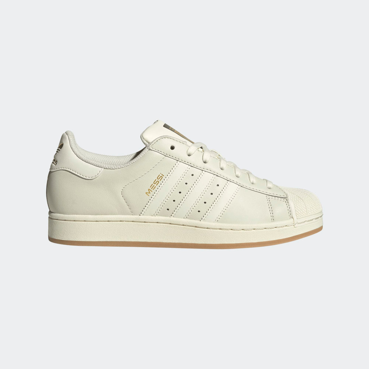 adidas Superstar Messi Men's Soccer Shoes - Ivory/Gold