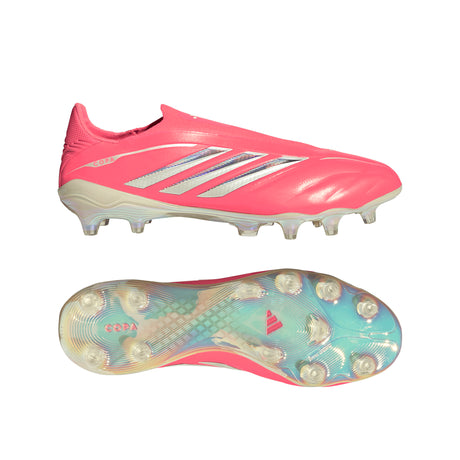 adidas Copa Pure IV Elite Laceless Firm Ground Men's Soccer Cleats - Turquesa/Ivory/Black