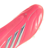 Tacos de fútbol para hombre sin cordones adidas Copa Pure IV Elite Firm Ground - Turquesa/Marfil/Negro
