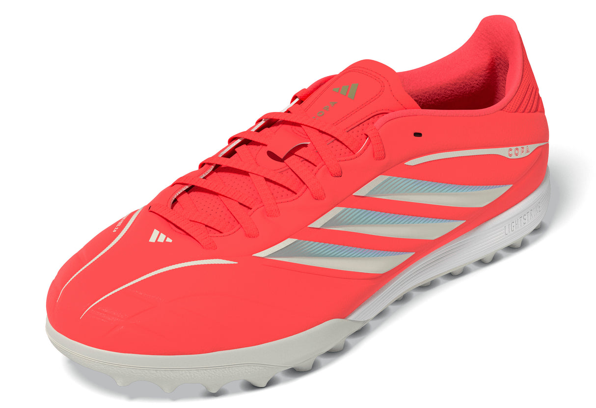 Tacos de fútbol para hombre adidas Copa Pure IV Pro Turf - Turquesa/Marfil/Negro