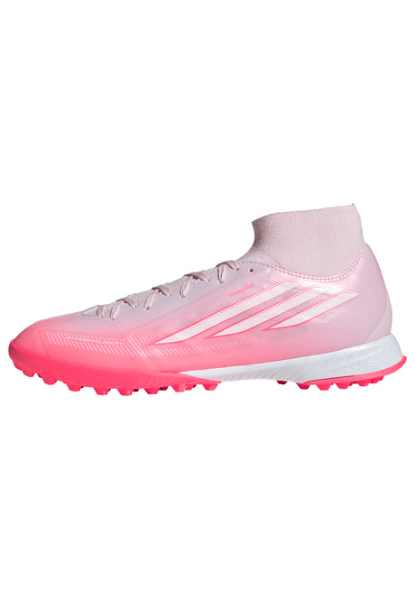 adidas F50 Sparkfusion League Mid Cut TF Turf Women's Soccer Cleats - White