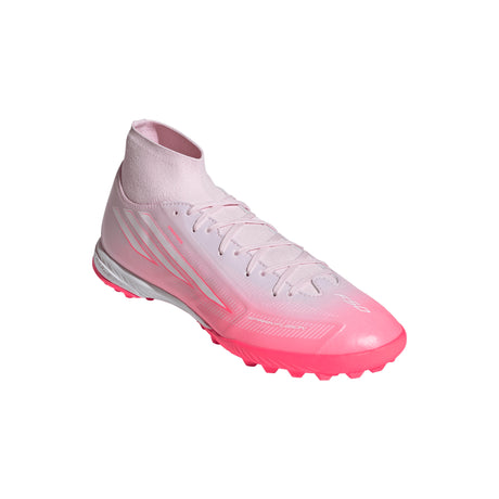 adidas F50 Sparkfusion League Mid Cut TF Turf Women's Soccer Cleats - White