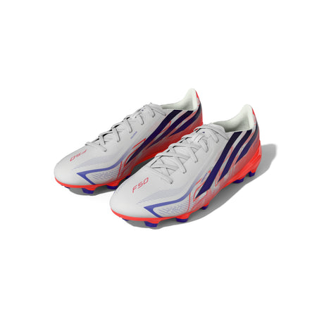 adidas F50 Hyperfast League FG Firm Ground Men's Soccer Cleats - White