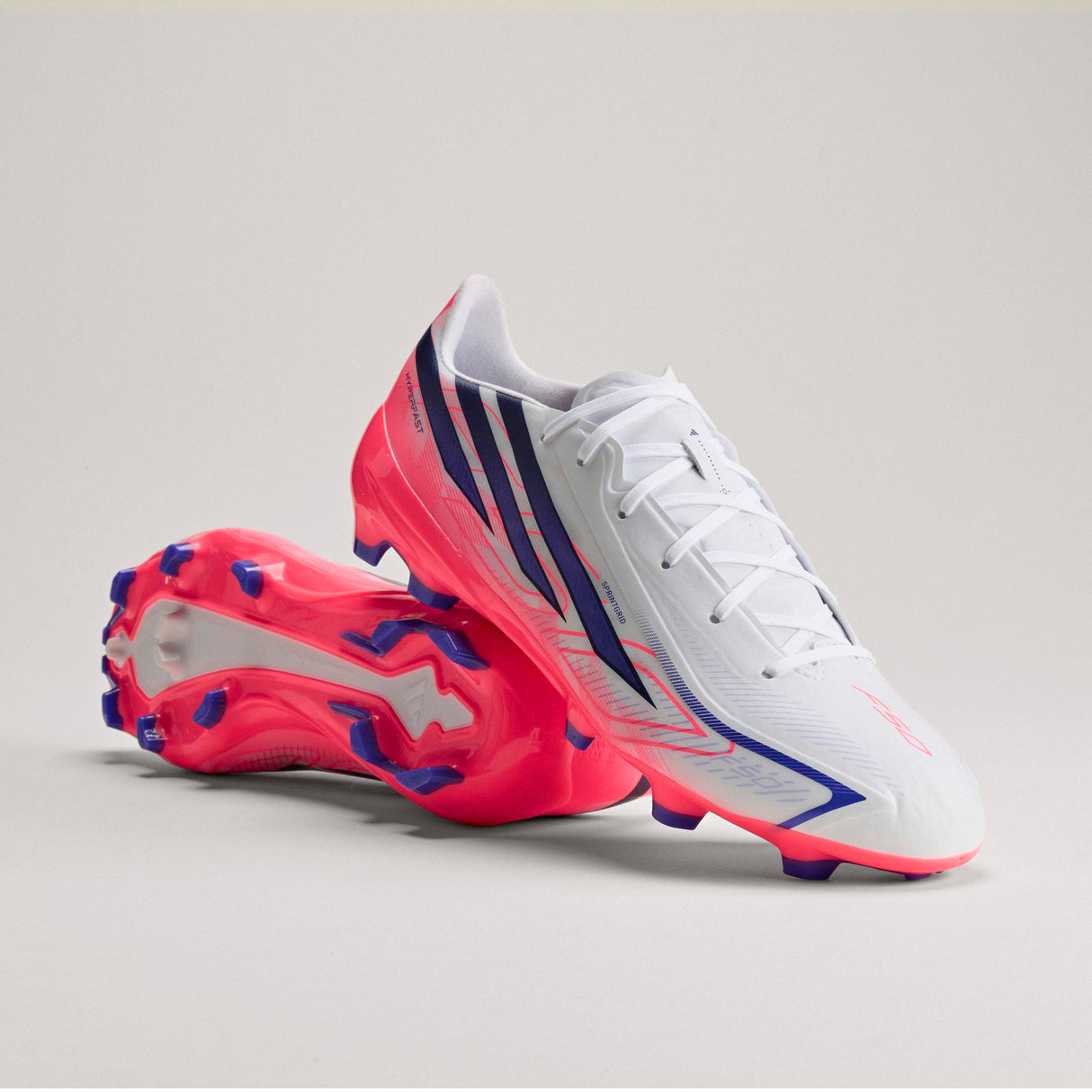 adidas F50 Hyperfast League FG Firm Ground Men's Soccer Cleats - White
