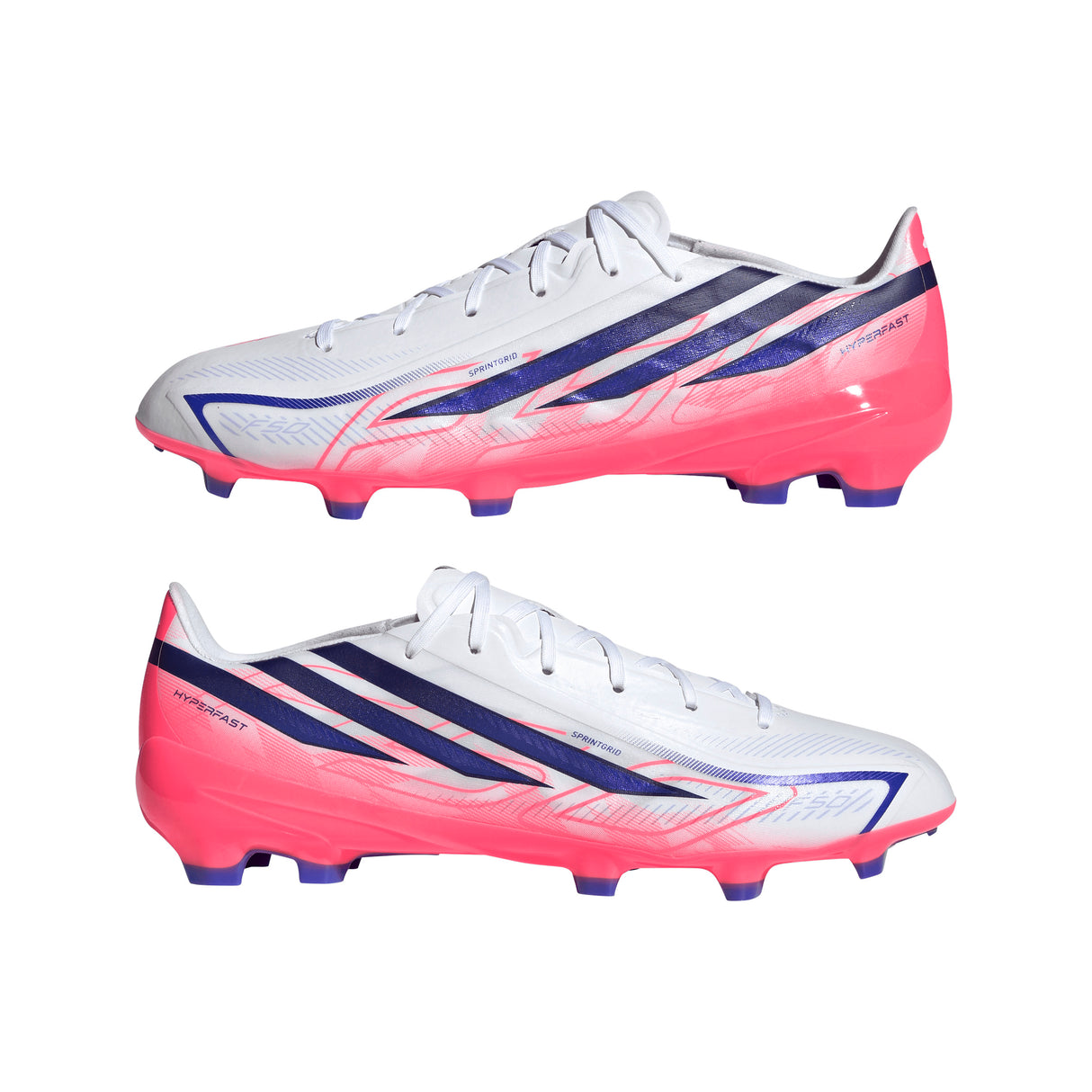adidas F50 Hyperfast League FG Firm Ground Men's Soccer Cleats - White