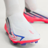 adidas F50 Hyperfast League Laceless FG Firm Ground Men's Soccer Cleats - White