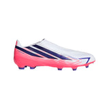 adidas F50 Hyperfast League Laceless FG Firm Ground Men's Soccer Cleats - White