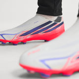 adidas F50 Hyperfast League Laceless FG Firm Ground Men's Soccer Cleats - White