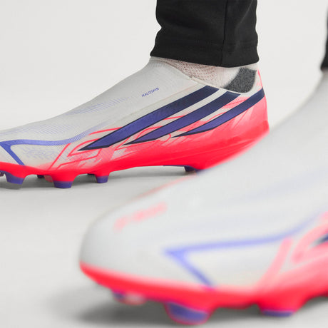 adidas F50 Hyperfast League Laceless FG Firm Ground Men's Soccer Cleats - White