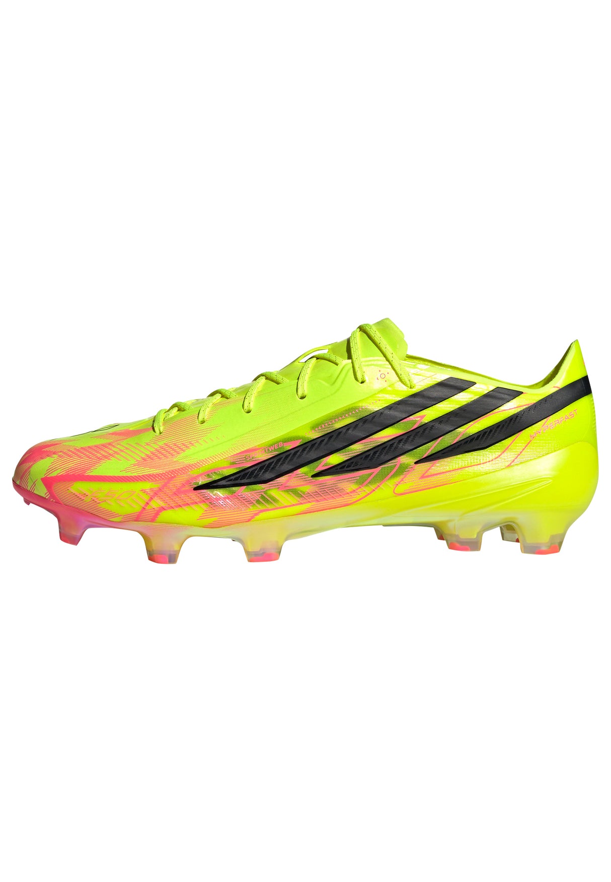 Botas de fútbol para hombre adidas F50 Hyperfast Elite Firm Ground - Amarillo/Negro