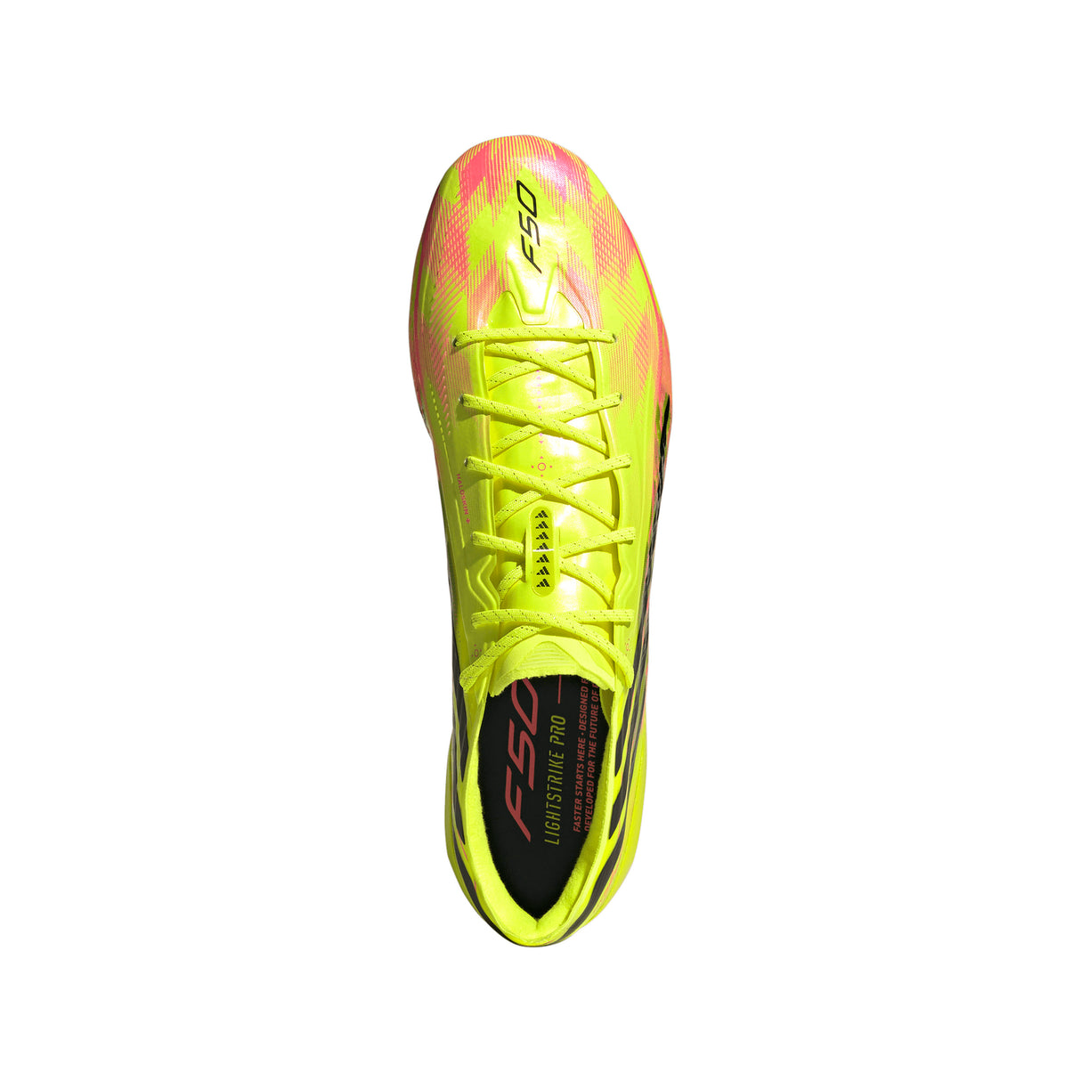 Botas de fútbol para hombre adidas F50 Hyperfast Elite Firm Ground - Amarillo/Negro