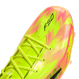 Botas de fútbol para hombre adidas F50 Hyperfast Elite Firm Ground - Amarillo/Negro