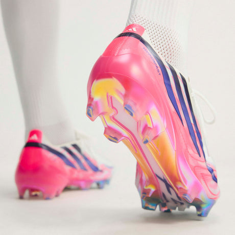adidas F50 Hyperfast Elite Firm Ground Men's Soccer Cleats - White/Purple