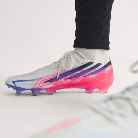 adidas F50 Hyperfast Elite Firm Ground Men's Soccer Cleats - White/Purple