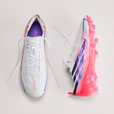 adidas F50 Hyperfast Pro Firm Ground Men's Soccer Cleats - White/Purple