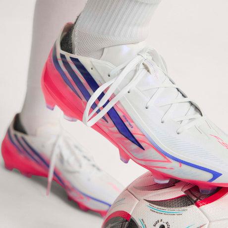 adidas F50 Hyperfast Pro Firm Ground Men's Soccer Cleats - White/Purple