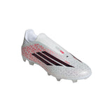 adidas F50 League Laceless FG/MG Firm Ground/Multi Ground Men's Soccer Cleats - White/Black/Red