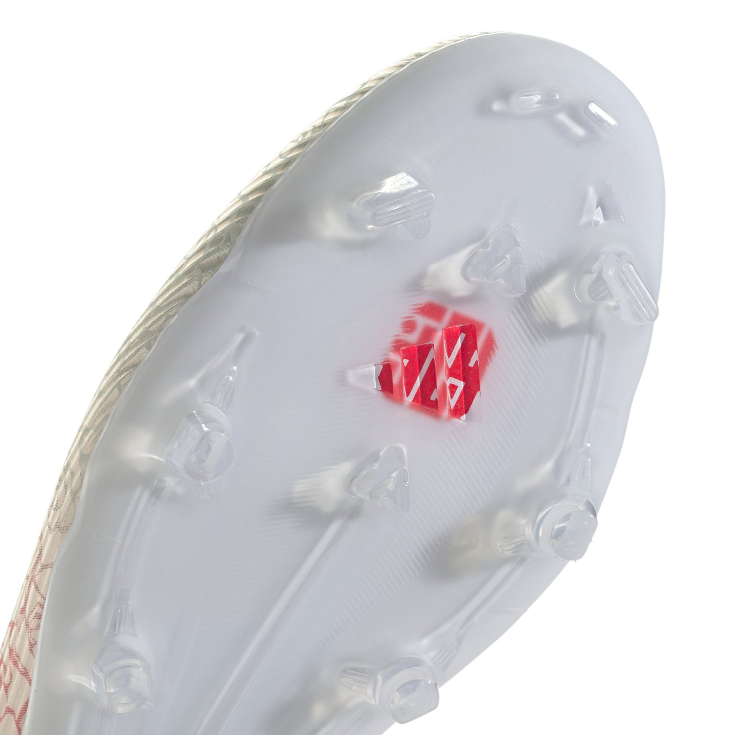 adidas F50 League Laceless FG/MG Firm Ground/Multi Ground Men's Soccer Cleats - White/Black/Red