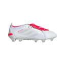 adidas Predator Elite Fold-Over Tongue FG Firm Ground David Beckham Men's Soccer Cleats - White/Silver/Red