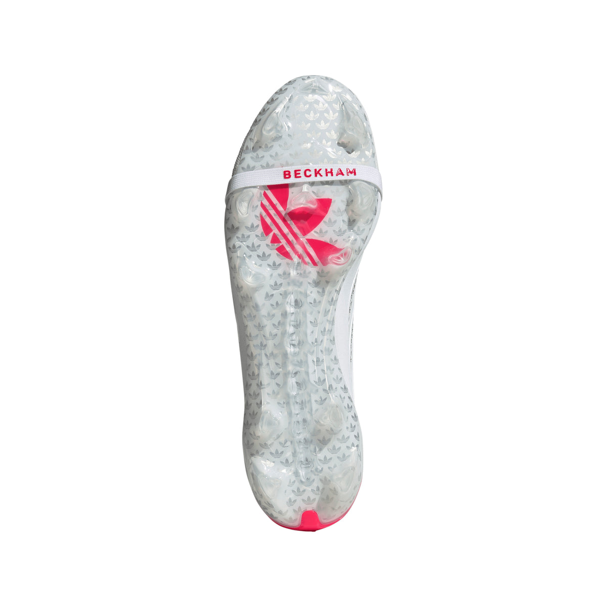 adidas Predator Elite Fold-Over Tongue FG Firm Ground David Beckham Men's Soccer Cleats - White/Silver/Red