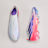 adidas F50 Hyperfast Elite Laceless Firm Ground Men's Soccer Cleats - White/Purple