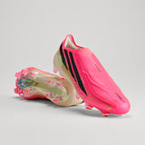 adidas F50 Hyperfast Elite Laceless Firm Ground Men's Soccer Cleats - Turquesa/Black/Gold
