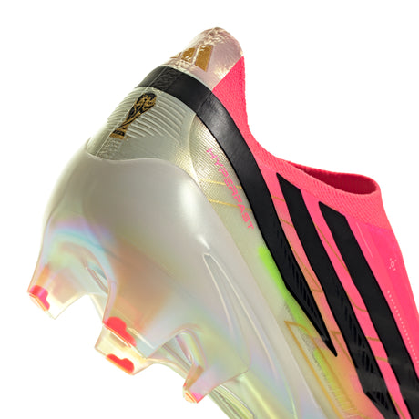 adidas F50 Hyperfast Elite Laceless Firm Ground Men's Soccer Cleats - Turquesa/Black/Gold