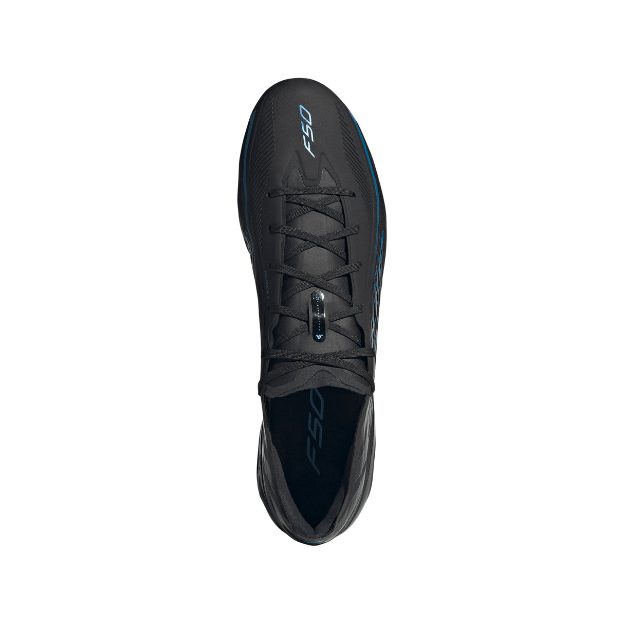 adidas F50 Hyperfast Pro Firm Ground Men's Soccer Cleats - Black/Black/Blue
