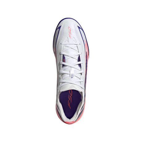 adidas F50 Hyperfast Pro Turf Men's Soccer Cleats - White/Purple