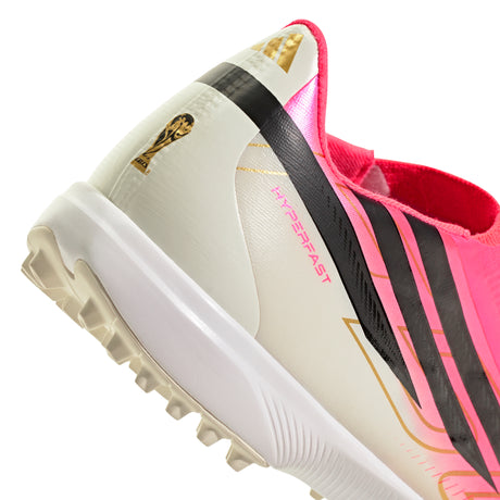 adidas F50 Hyperfast League Laceless Turf  Men's Soccer Cleats - Turquesa/Black/Gold