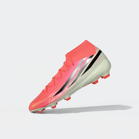 Tacos de Fútbol adidas F50 Hyperfast League para Hombre Terreno Firme - Turquesa/Negro/Dorado
