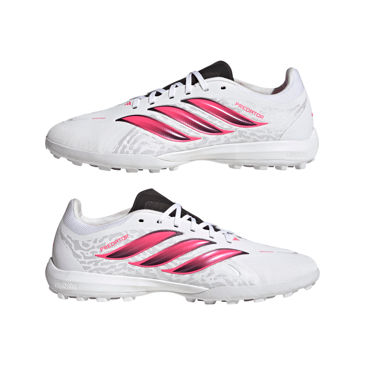 adidas Predator League Turf Men's Soccer Cleats - White/Black