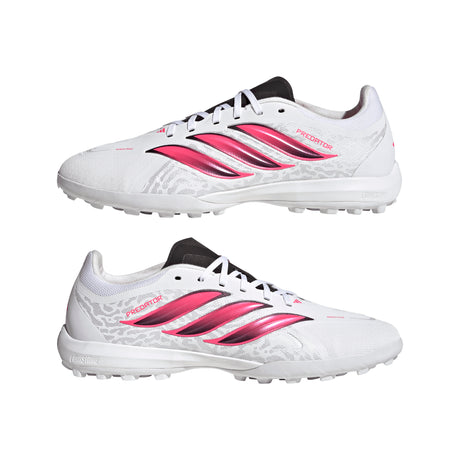 adidas Predator League Turf Men's Soccer Cleats - White/Black