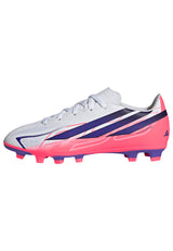 adidas F50 Hyperfast Club Firm Ground / Multi Ground Youth Soccer Cleats - White/Purple