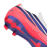 adidas F50 Hyperfast Club Firm Ground / Multi Ground Youth Soccer Cleats - White/Purple