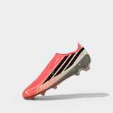 adidas F50 Hyperfast Elite Laceless Firm Ground Youth Soccer Cleats - Turquesa/Black/Gold