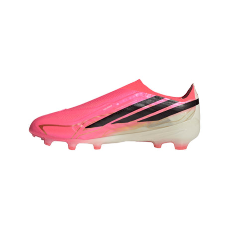 adidas F50 Hyperfast Elite Laceless Firm Ground Youth Soccer Cleats - Turquesa/Black/Gold