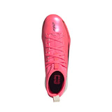 adidas F50 Hyperfast League Mid Firm Ground Youth Soccer Cleats -Turquesa/Black/Gold