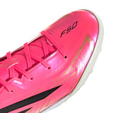 adidas F50 Hyperfast League Turf Youth Soccer Cleats - Turquesa/Black/Gold