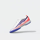 adidas F50 Hyperfast League Turf Youth Soccer Cleats - White/Purple