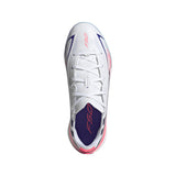 adidas F50 Hyperfast League Indoor Youth Soccer Shoes - White/Purple