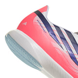 adidas F50 Hyperfast League Indoor Youth Soccer Shoes - White/Purple