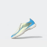 adidas F50 Messi League Laceless TF Turf Youth Soccer Cleats - Blue