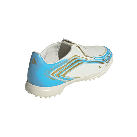 adidas F50 Messi League Laceless TF Turf Youth Soccer Cleats - Blue