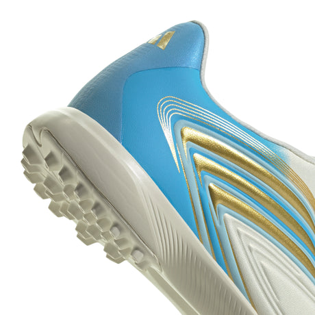 adidas F50 Messi League Laceless TF Turf Youth Soccer Cleats - Blue