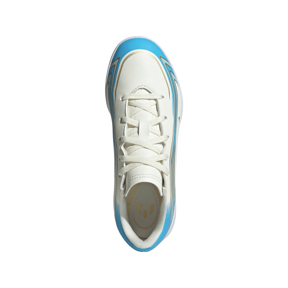 Zapatillas de fútbol sala Adidas F50 Messi Club IN para jóvenes - Azul