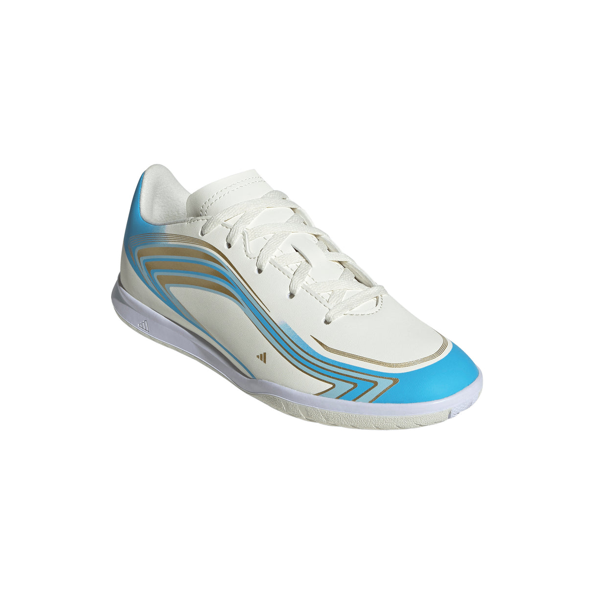 Zapatillas de fútbol sala Adidas F50 Messi Club IN para jóvenes - Azul
