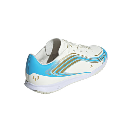 Zapatillas de fútbol sala Adidas F50 Messi Club IN para jóvenes - Azul